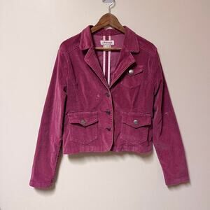 Pinkpurple velvet aeropostale jacket